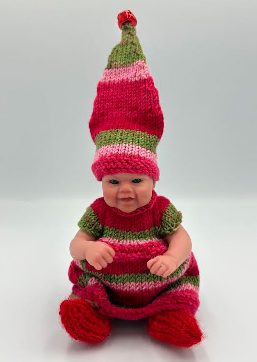 Heavens Sakes Custom Knitted Outfit  ~ Girl Party Dress Set