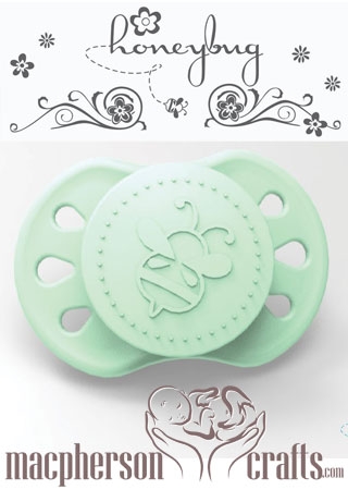 HoneyBug Sweet Dreams Preemie Pacifier - Minty