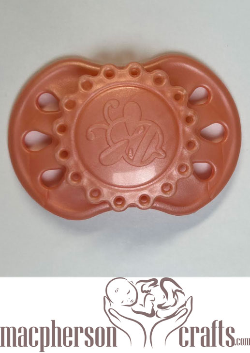 HoneyBug Sweet Dreams Vintage Preemie Pacifier - Peony