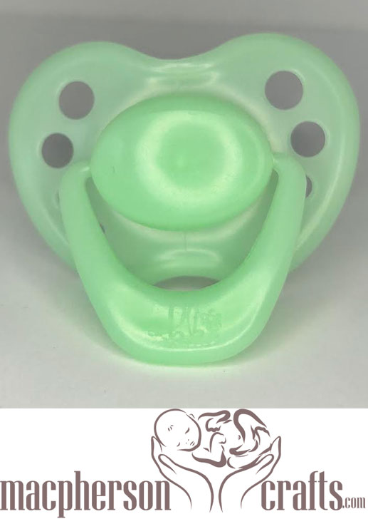 HoneyBug Sweetheart Pacifier - Summer Minty