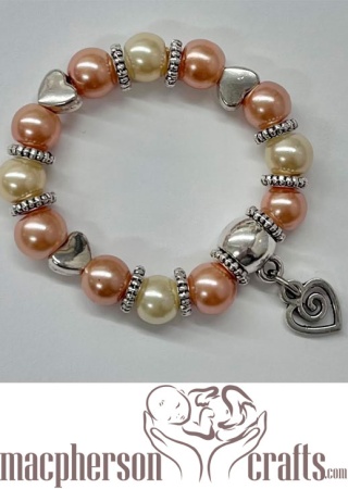Pearly Bugs Baby Bracelet  ~ Gold