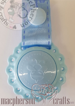 Honeybug Noe Noe Pacifier Clip ~ Sky Blue