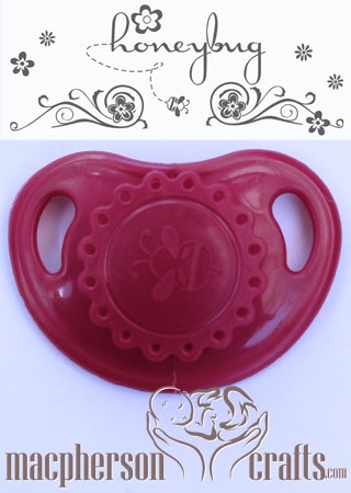 HoneyBug Precious Vintage Pacifier - Garnet