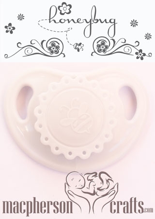 HoneyBug Precious Vintage Pacifier - Off White