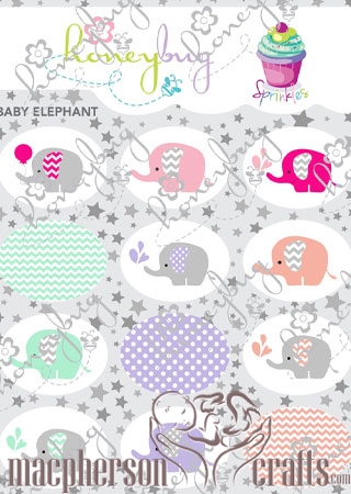 Honeybug Sprinkles ~ Baby Elephant