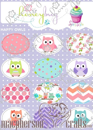 Honeybug Sprinkles ~ Happy Owls