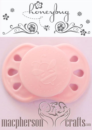 HoneyBug Sweet Dreams Preemie Pacifier - Marshmallow Pink