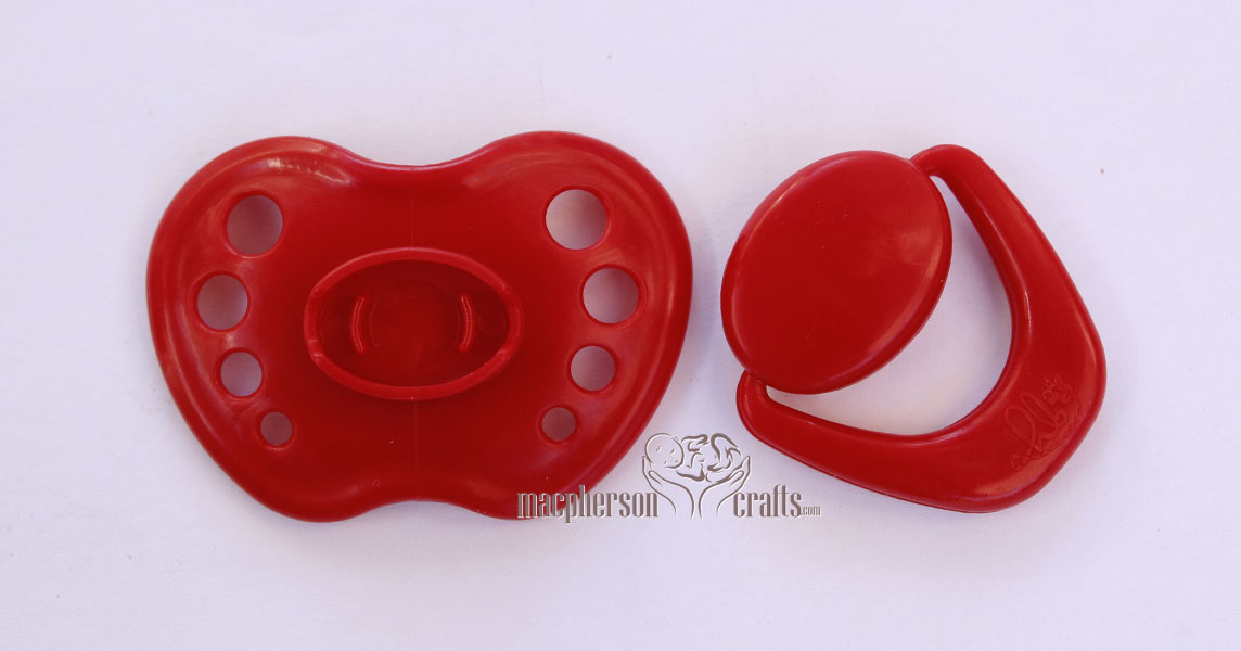 red pacifier