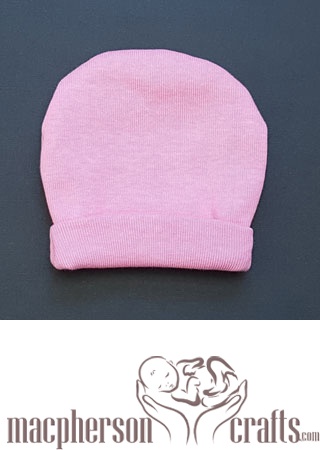Preemie Hospital Hat ~ Pink