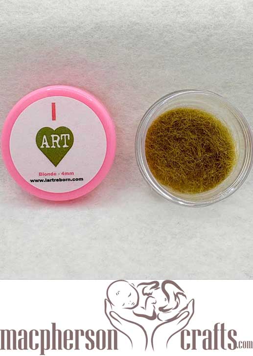 I Art Reborn ~ Peach Fuzz ~ Blonde ~ 4mm ~ Sample Size
