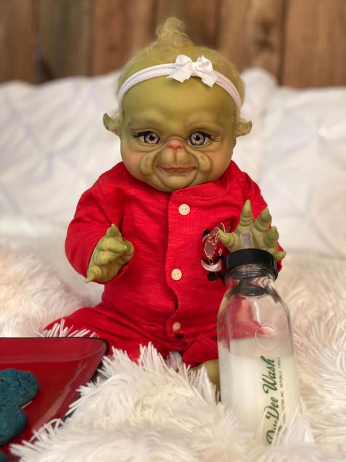 Grinch silicone baby on sale