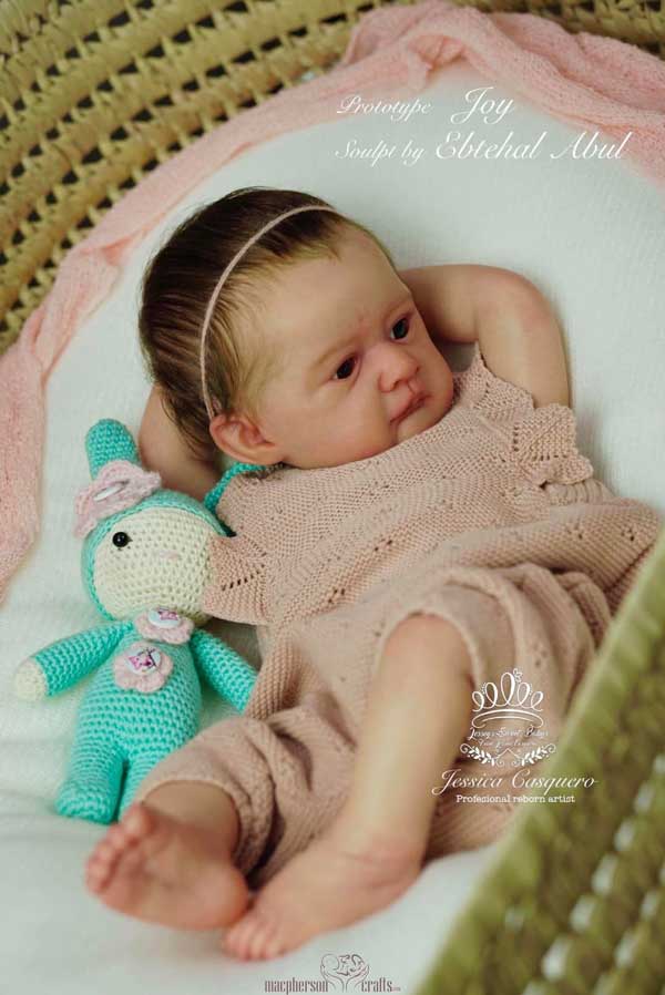 REBORN BABY DOLL  Daja  de Esmina Chaves par JENNY (Bébé Reborn Réaliste) EUR 620,00 - FR