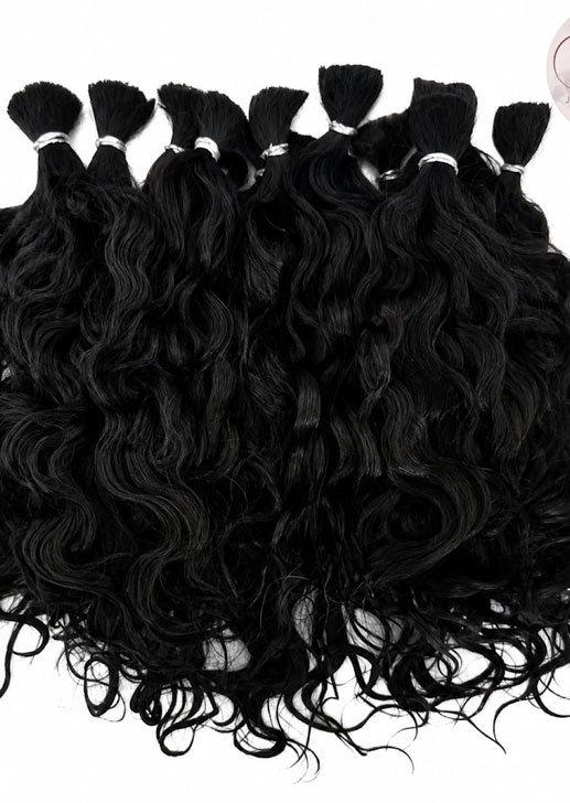 Ju&amp;Na Finest Mohair ~ Afro Mohair ~ Black
