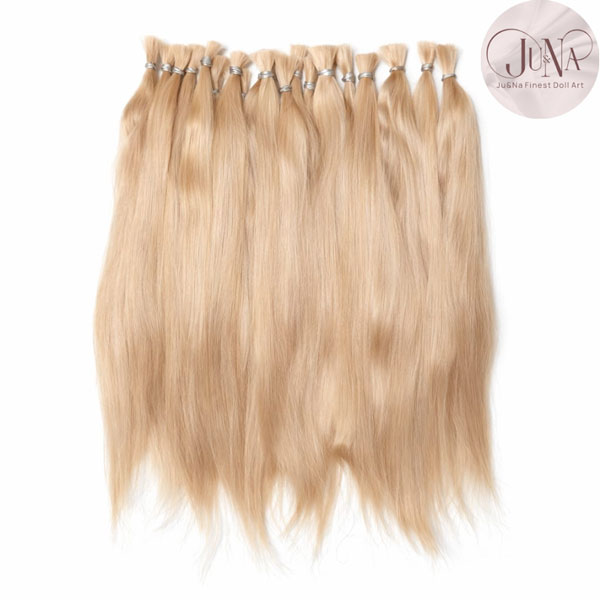 Ju&Na Finest Mohair ~ Straight Newborn Baby ~ Light Golden Blonde