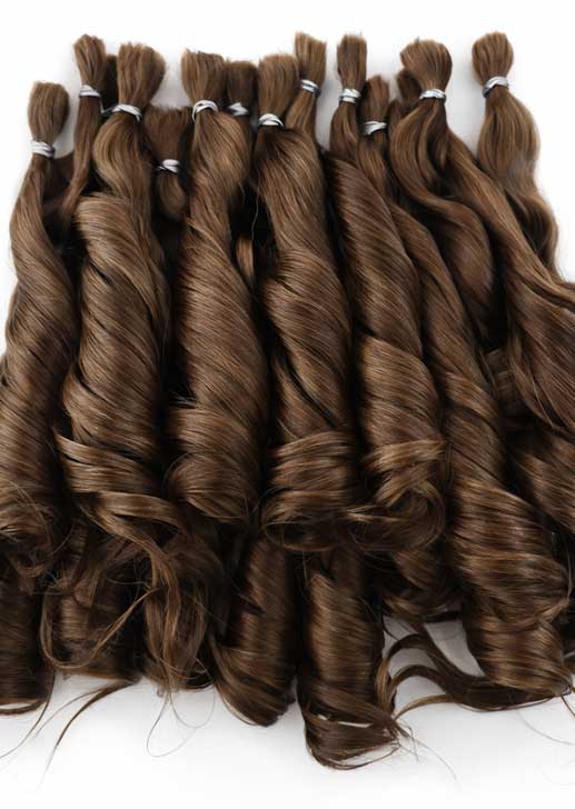 Ju&amp;Na Finest Mohair ~ Wavy Newborn Baby ~ Dark Blonde