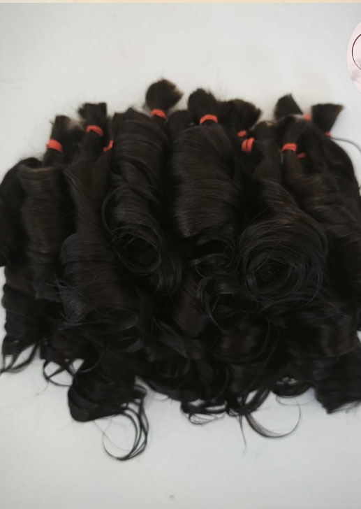 Ju&amp;Na Finest Mohair ~ Wavy Newborn Baby ~ Dark Brown