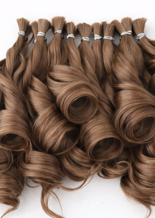 Ju&amp;Na Finest Mohair ~ Wavy Newborn Baby ~ Medium Blonde