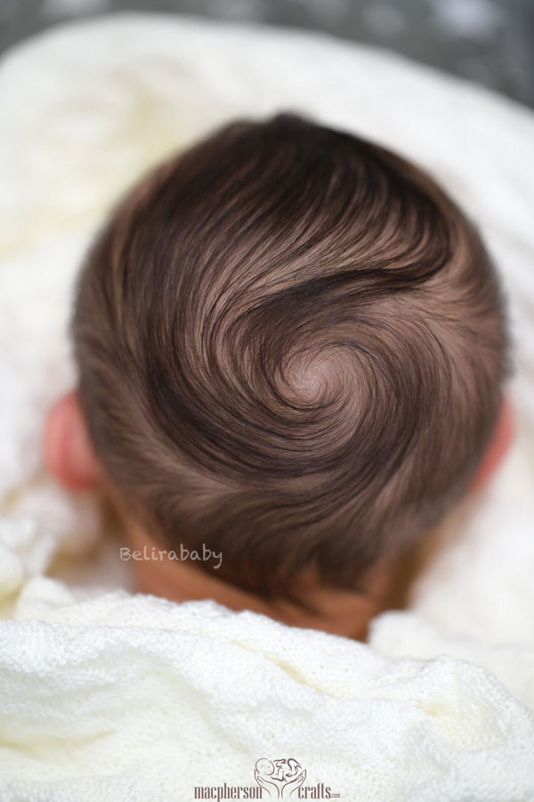 Ju&Na Finest Mohair ~ Straight Newborn Baby ~ Light Golden Blonde