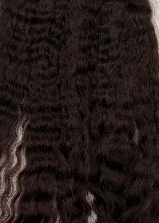 *Kid Mohair - Dark Reddish Brown