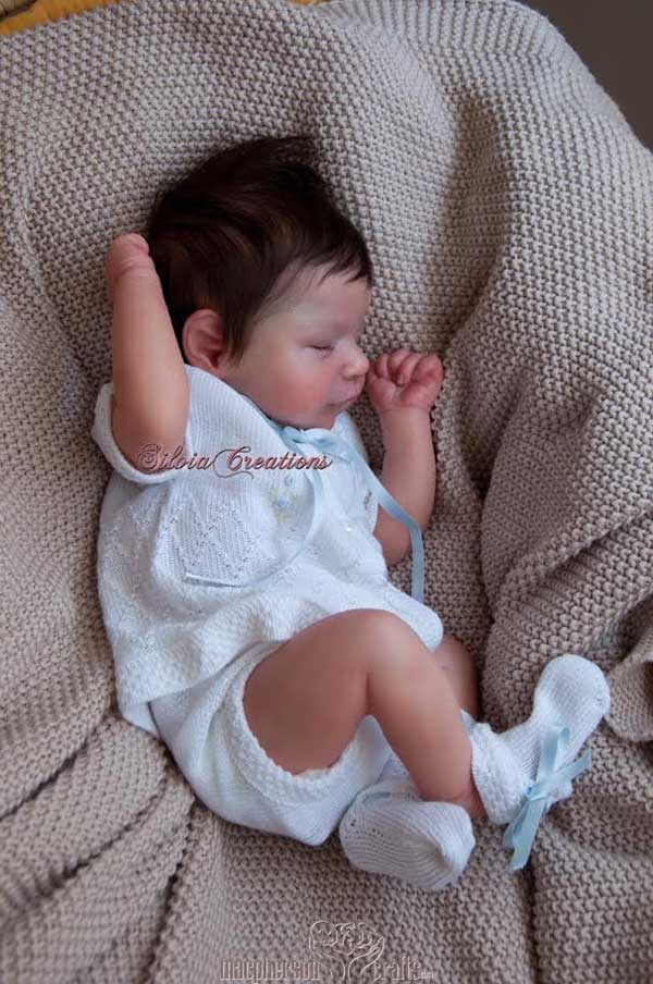 Poupée Reborn Bébé Alessandro Par Jenny 50cm - Réaliste Vinyle France