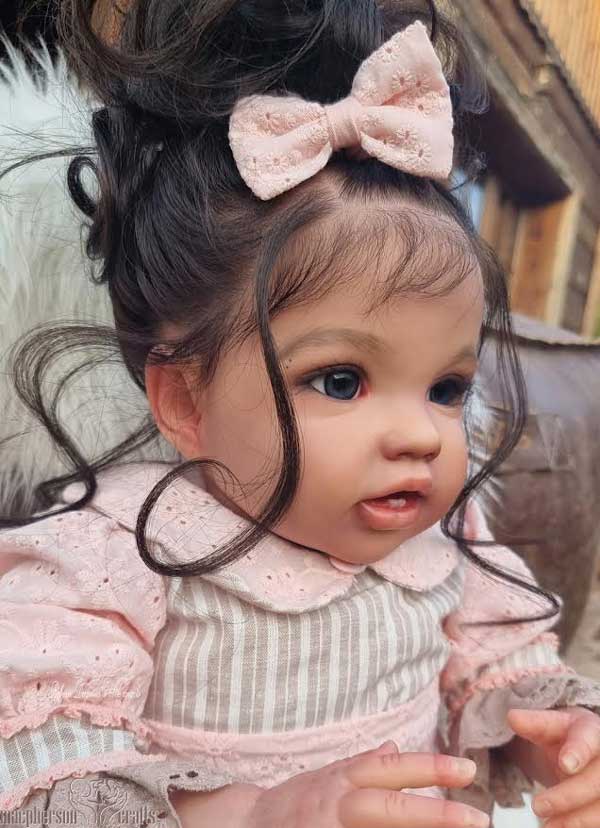 Poupée Reborn Larry – Lottie De Laura Lee Eagles – Artiste Saskia – Série Limitée N°868 (58cm)