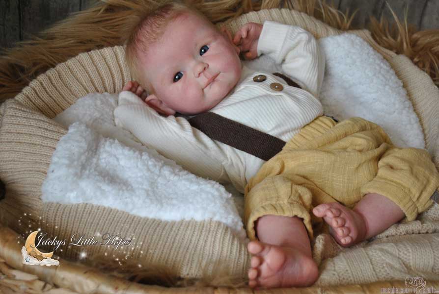 Poupée Reborn Baby Lynn – Par Didi Jacobsen, Vinyle, Fabrication Française