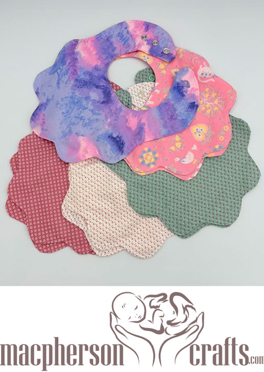 Newborn Bib ~ Pattern Styles