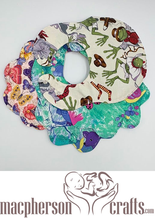 Newborn Bib ~ Spring Styles