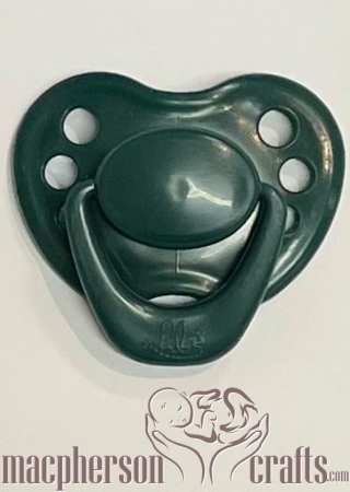  HoneyBug Sweetheart Pacifier ~ Hunter Green ~ Newborn