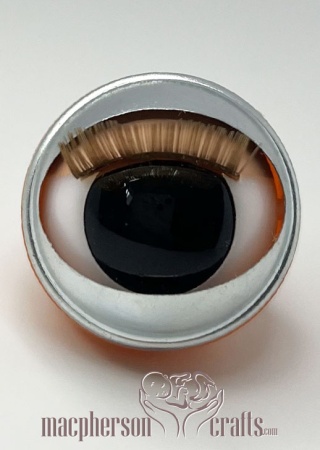 Peek a Boo Eyes - 22mm - Ethnic Brown