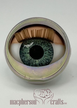 Peek a Boo Eyes - 20mm - Moss Green