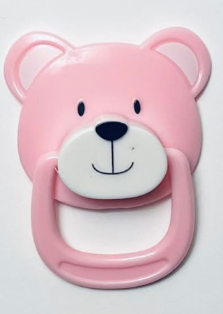 Pink Bear Pacifier 