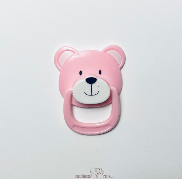 Pink Bear Pacifier