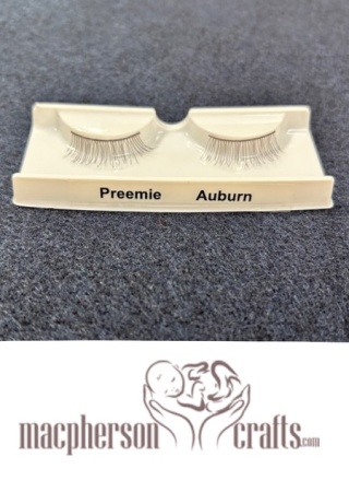 Eyelash Set - Preemie Auburn