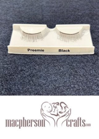 Eyelash Set - Preemie Black