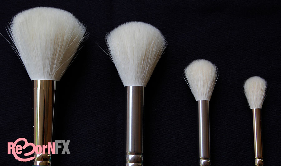 Paint Brushes A Set of ReBornFX 4 Piece Round Mop Set