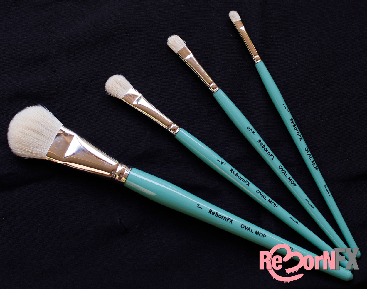 RebornFX 4 Piece Oval Mop Set