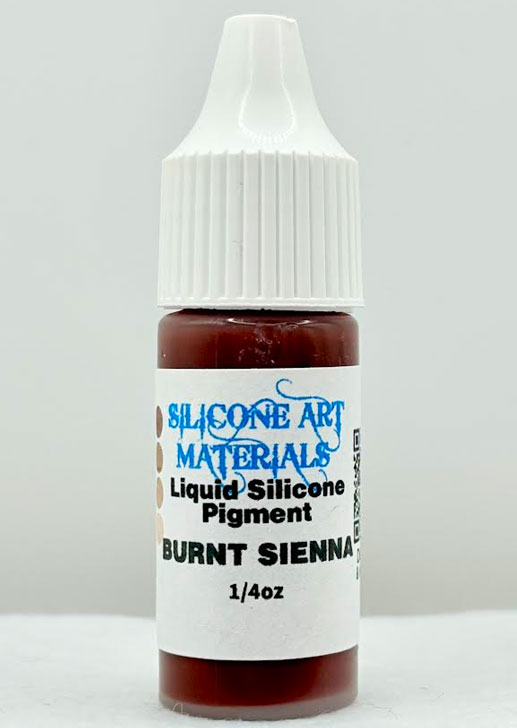 SAM Liquid Silicone Pigment ~ Burnt Sienna ~ 1/4 OZ