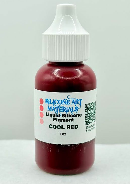 SAM Liquid Silicone Pigment ~ Cool Red ~ 1 OZ