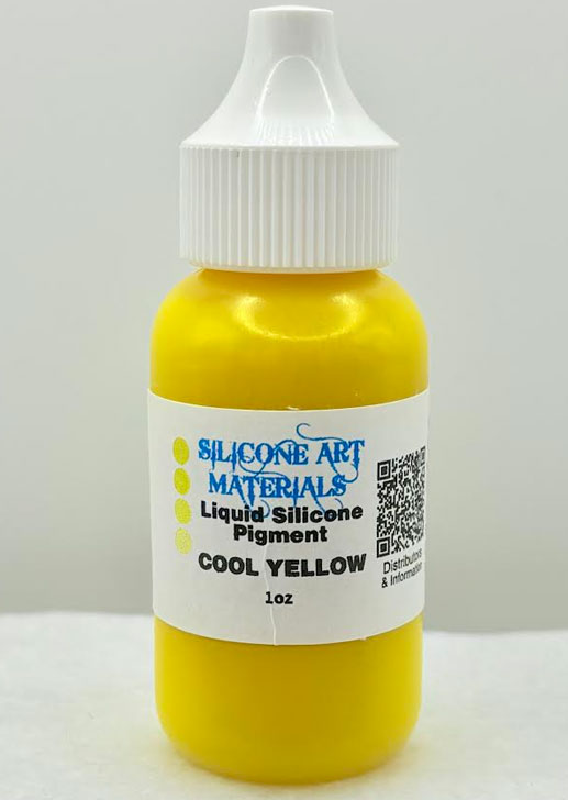 SAM Liquid Silicone Pigment ~ Cool Yellow ~ 1OZ