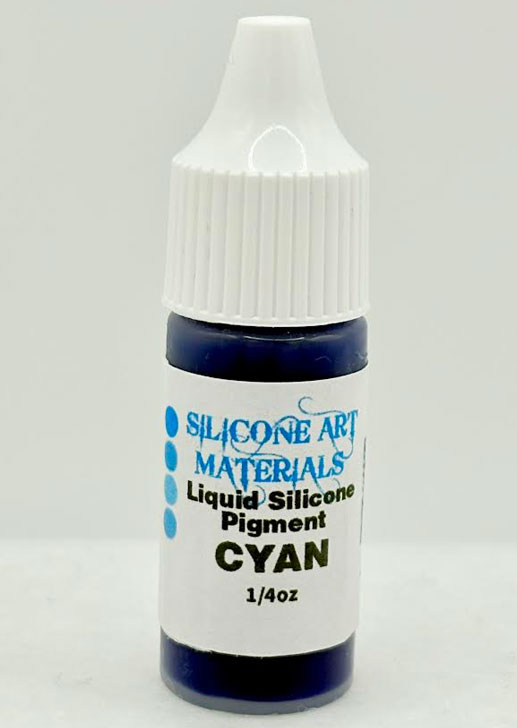 SAM Liquid Silicone Pigment ~ Cyan ~ 1/4 OZ