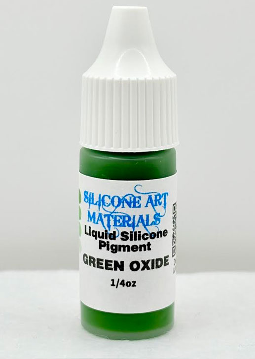 SAM Liquid Silicone Pigment ~ Green Oxide ~ 1/4 OZ