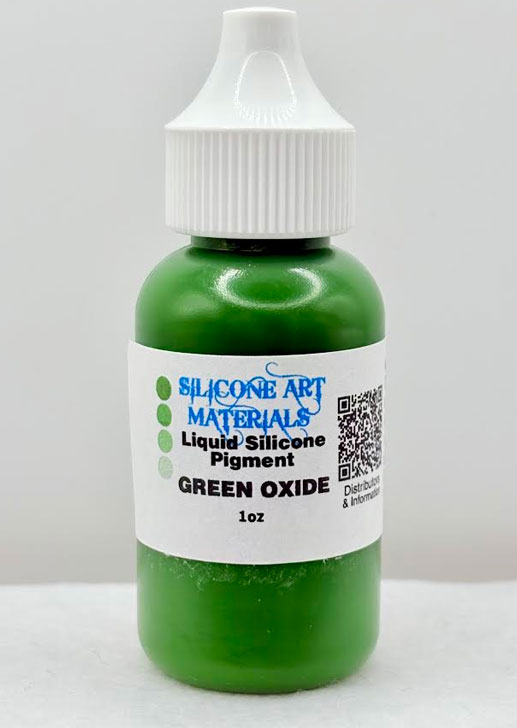 SAM Liquid Silicone Pigment ~ Green Oxide ~ 1 OZ