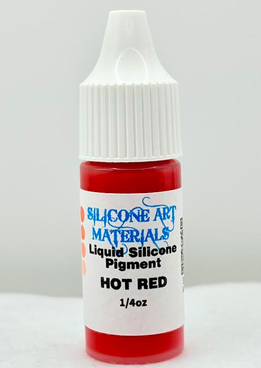 SAM Liquid Silicone Pigment ~ Hot Red ~ 1/4 OZ