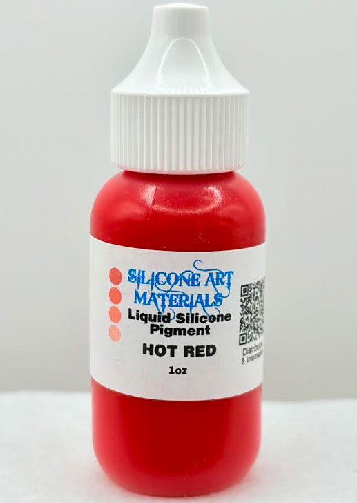SAM Liquid Silicone Pigment ~ Hot Red ~ 1OZ