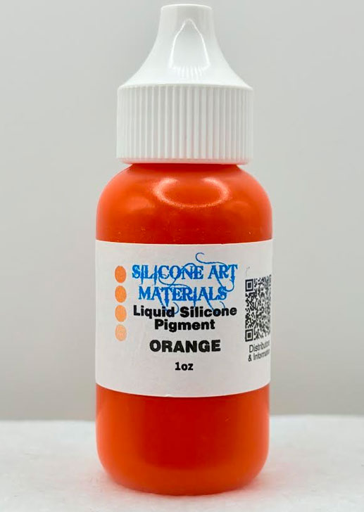 SAM Liquid Silicone Pigment ~ Orange ~ 1 OZ