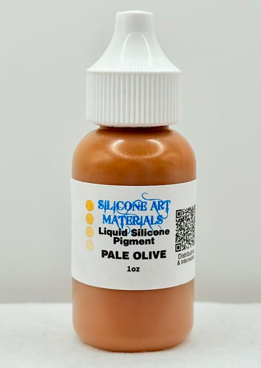 SAM Liquid Silicone Pigment ~ Pale Olive ~ 1 OZ