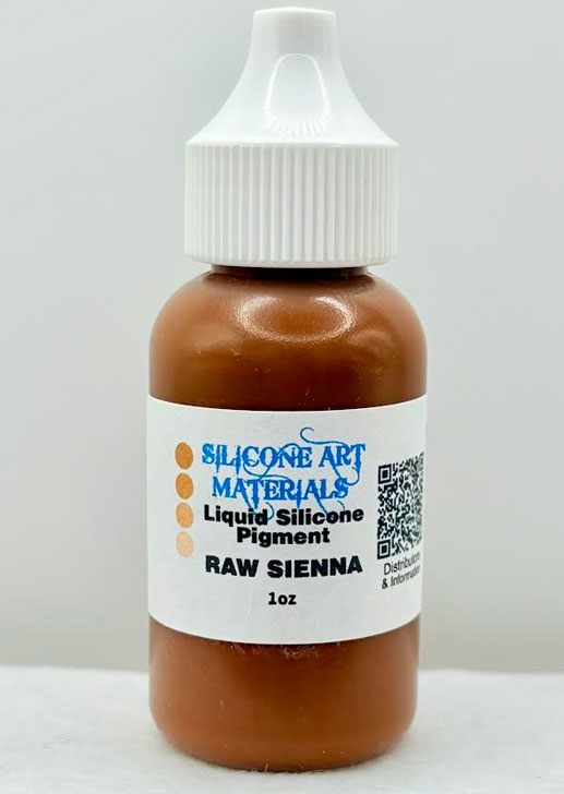 SAM Liquid Silicone Pigment ~ Raw Sienna ~ 1 OZ