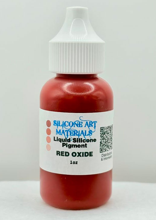 SAM Liquid Silicone Pigment ~ Red Oxide ~ 1 OZ