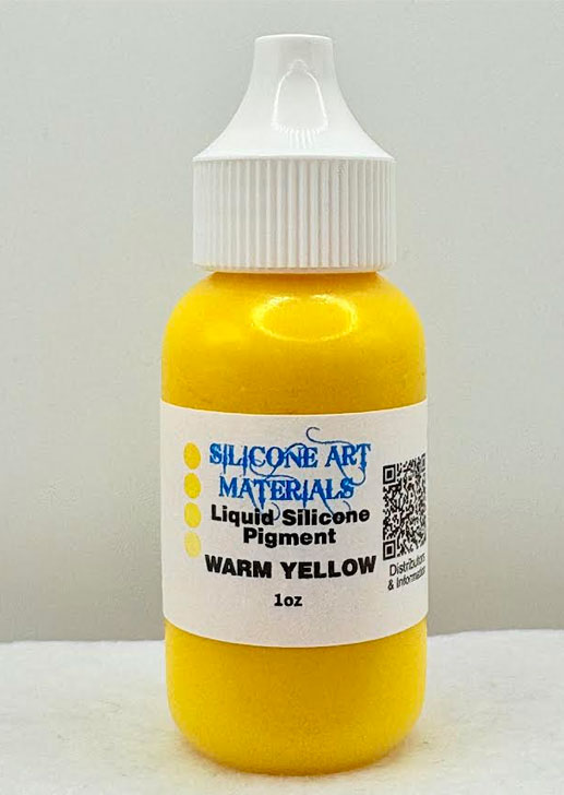 SAM Liquid Silicone Pigment ~ Warm Yellow ~ 1 OZ